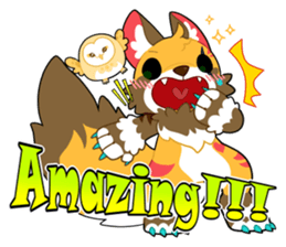 KEMO GURUMI petit : English sticker #9675767