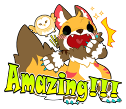 KEMO GURUMI petit : English sticker #9675767