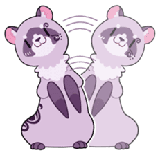 KEMO GURUMI petit : English sticker #9675772