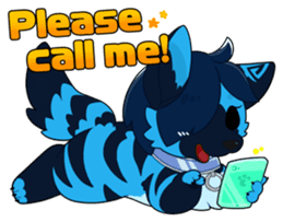 KEMO GURUMI petit : English sticker #9675780