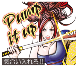 Sengoku miyabi girls English Ver. sticker #9676051