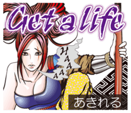 Sengoku miyabi girls English Ver. sticker #9676055