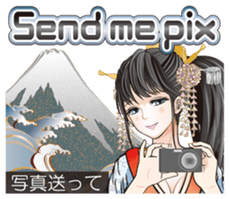 Sengoku miyabi girls English Ver. sticker #9676063