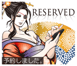 Sengoku miyabi girls English Ver. sticker #9676067