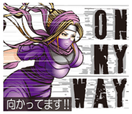 Sengoku miyabi girls English Ver. sticker #9676069