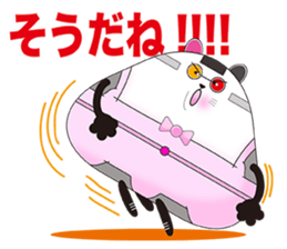 Plastic shopping bag rabbit -7 sticker #9676156