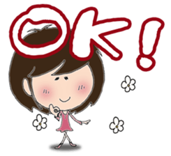 Daily life sticker of the girl  New sticker #9676313