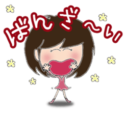 Daily life sticker of the girl  New sticker #9676317