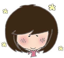 Daily life sticker of the girl  New sticker #9676318