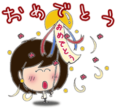 Daily life sticker of the girl  New sticker #9676325