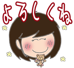 Daily life sticker of the girl  New sticker #9676326