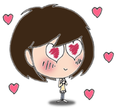 Daily life sticker of the girl  New sticker #9676334