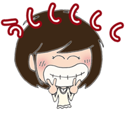 Daily life sticker of the girl  New sticker #9676335