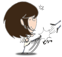 Daily life sticker of the girl  New sticker #9676342