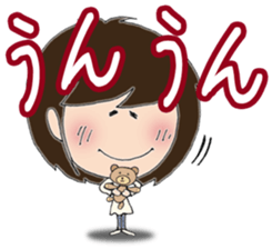 Daily life sticker of the girl  New sticker #9676348