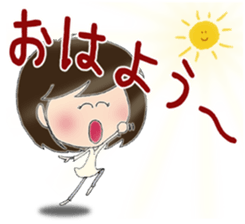 Daily life sticker of the girl  New sticker #9676350