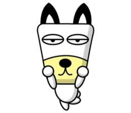 Trapezoidal Dog 7 sticker #9676513