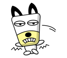 Trapezoidal Dog 7 sticker #9676515