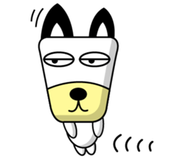 Trapezoidal Dog 7 sticker #9676516