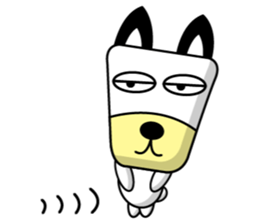 Trapezoidal Dog 7 sticker #9676517