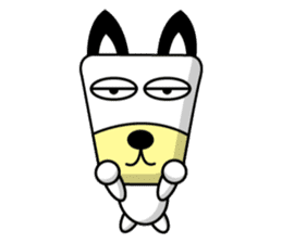 Trapezoidal Dog 7 sticker #9676533