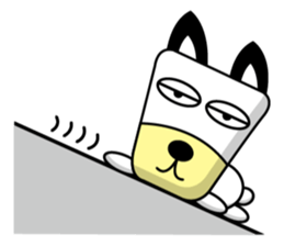 Trapezoidal Dog 7 sticker #9676539