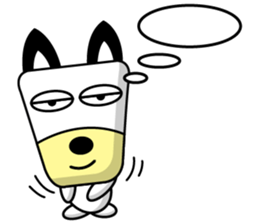 Trapezoidal Dog 7 sticker #9676541