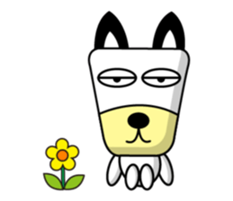 Trapezoidal Dog 7 sticker #9676542