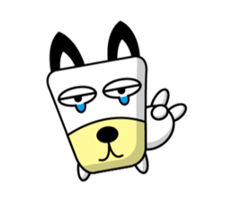 Trapezoidal Dog 7 sticker #9676544
