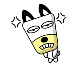 Trapezoidal Dog 7 sticker #9676545