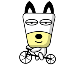 Trapezoidal Dog 7 sticker #9676550