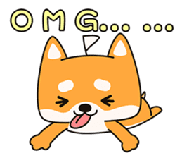 Naughty Shiba Inu (Shiba-Dog) 1 sticker #9676961