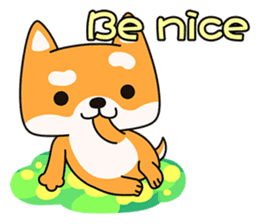 Naughty Shiba Inu (Shiba-Dog) 1 sticker #9676963