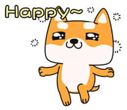 Naughty Shiba Inu (Shiba-Dog) 1 sticker #9676970