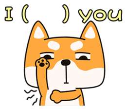 Naughty Shiba Inu (Shiba-Dog) 1 sticker #9676973