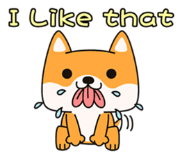 Naughty Shiba Inu (Shiba-Dog) 1 sticker #9676976