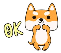 Naughty Shiba Inu (Shiba-Dog) 1 sticker #9676982
