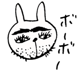 Scary Rabbit chan sticker #9677078