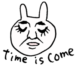 Scary Rabbit chan sticker #9677089