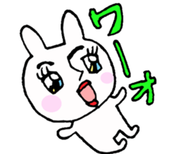 Scary Rabbit chan sticker #9677102