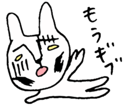 Scary Rabbit chan sticker #9677103