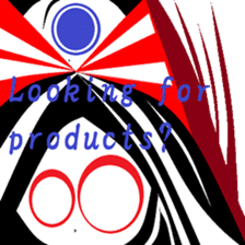 Town inhabited by oni. sticker #9678047