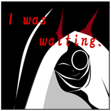 Town inhabited by oni. sticker #9678064