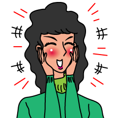 Oh, how sweet couple~~Prettily wife