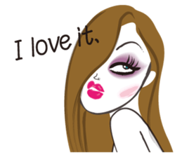 I'm a Super Model-3 (EN) sticker #9678600