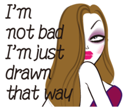 I'm a Super Model-3 (EN) sticker #9678602