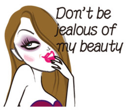 I'm a Super Model-3 (EN) sticker #9678603