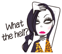 I'm a Super Model-3 (EN) sticker #9678610