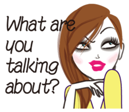 I'm a Super Model-3 (EN) sticker #9678626