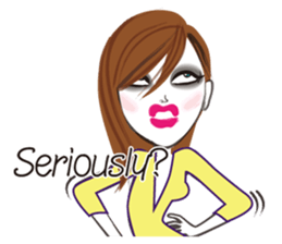 I'm a Super Model-3 (EN) sticker #9678627